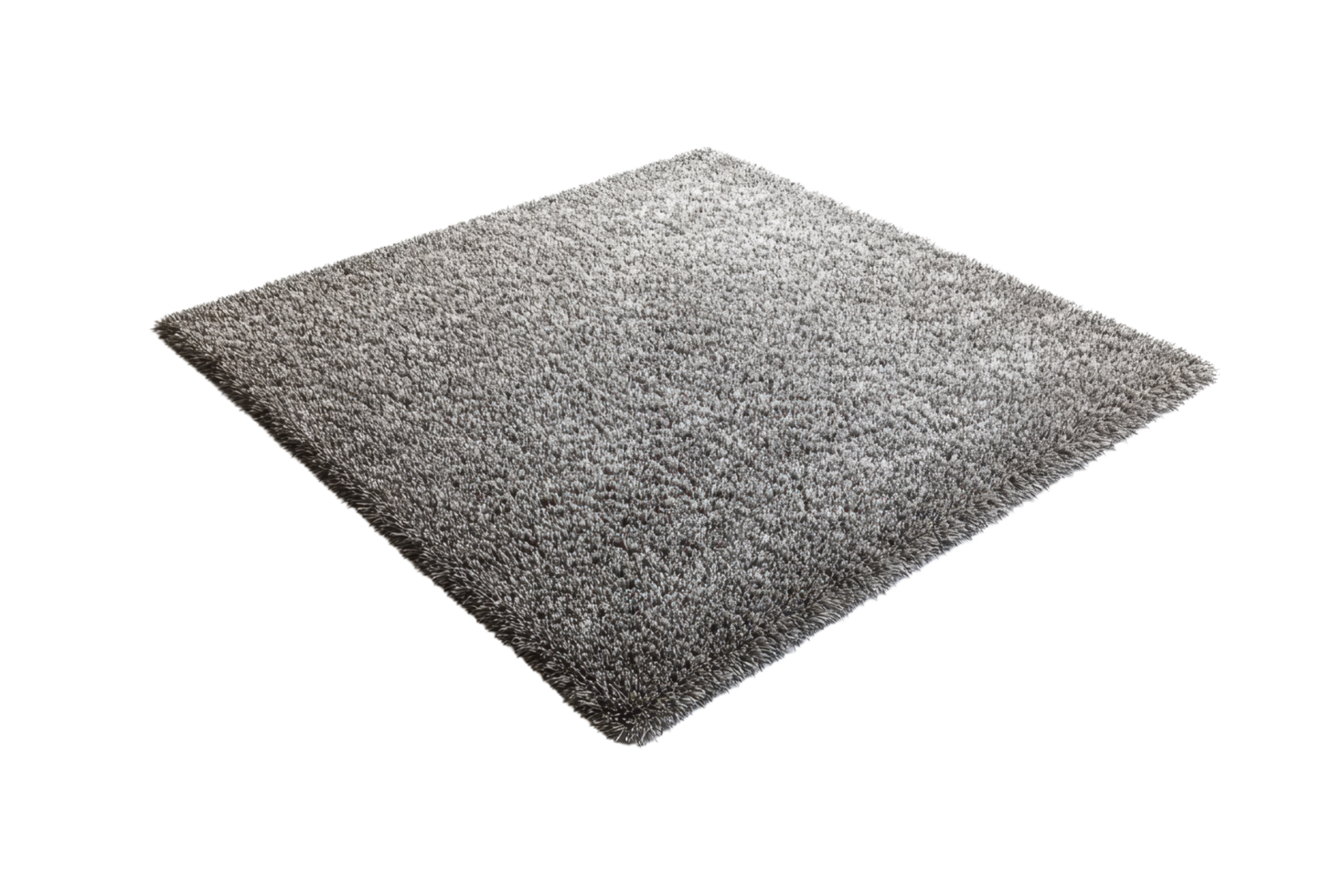 A textured, square carpet with a speckled pattern, showcasing a blend of colors and a plush surface. png