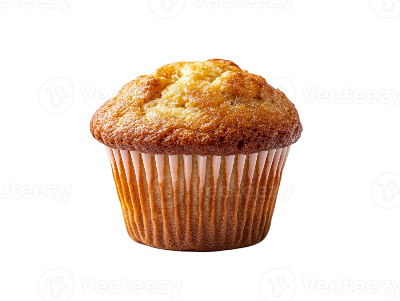 A single golden muffin with a soft texture png