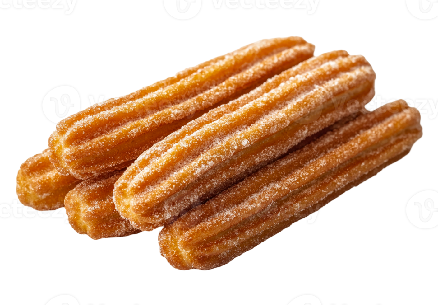 Soft inside, crispy sugary churros png