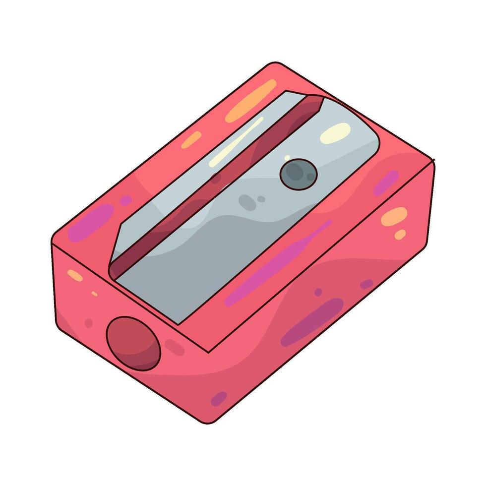 Illustration of sharpener vector