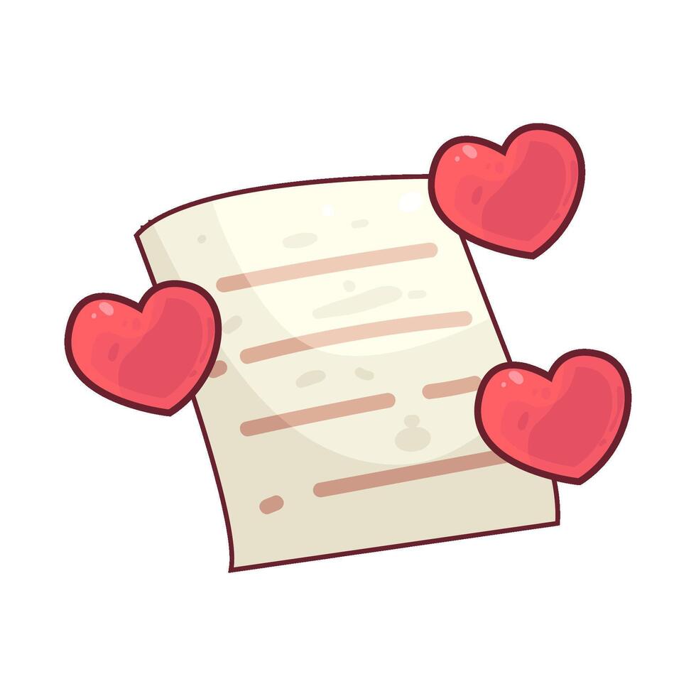 Illustration of wish list vector