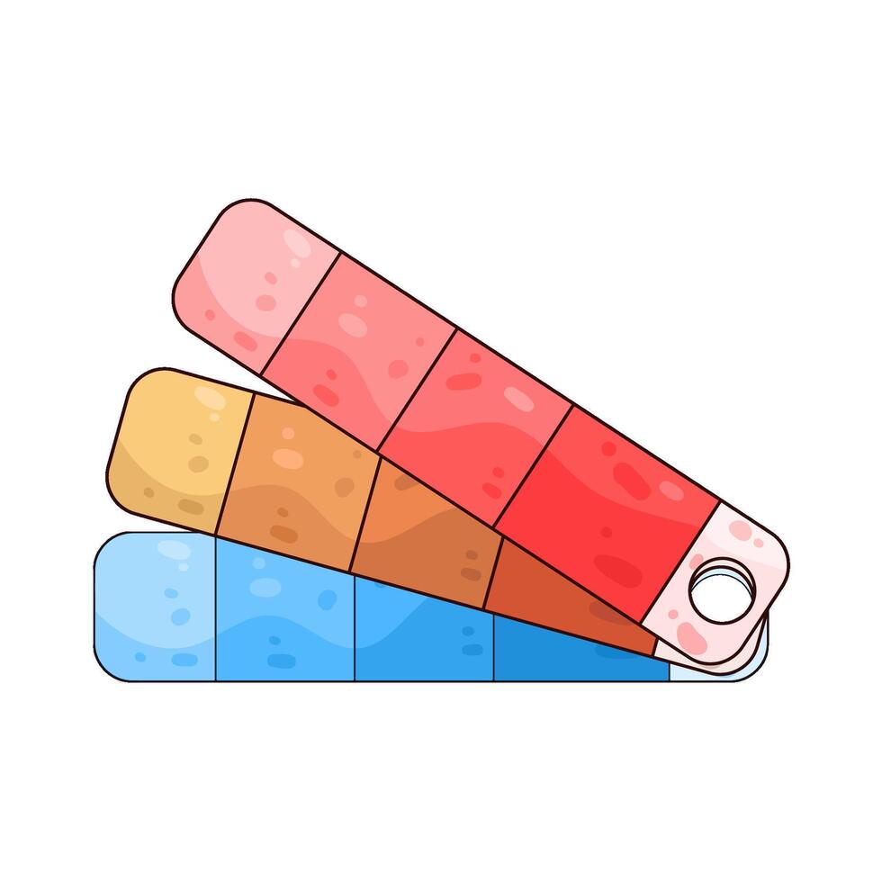 Illustration of Color Swatch vector
