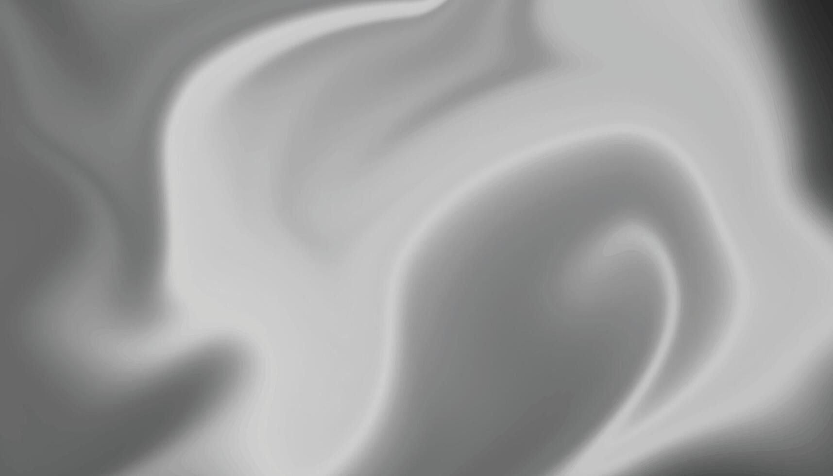 Soft Gray and White Abstract Fluid Art with Gentle Swirls vector
