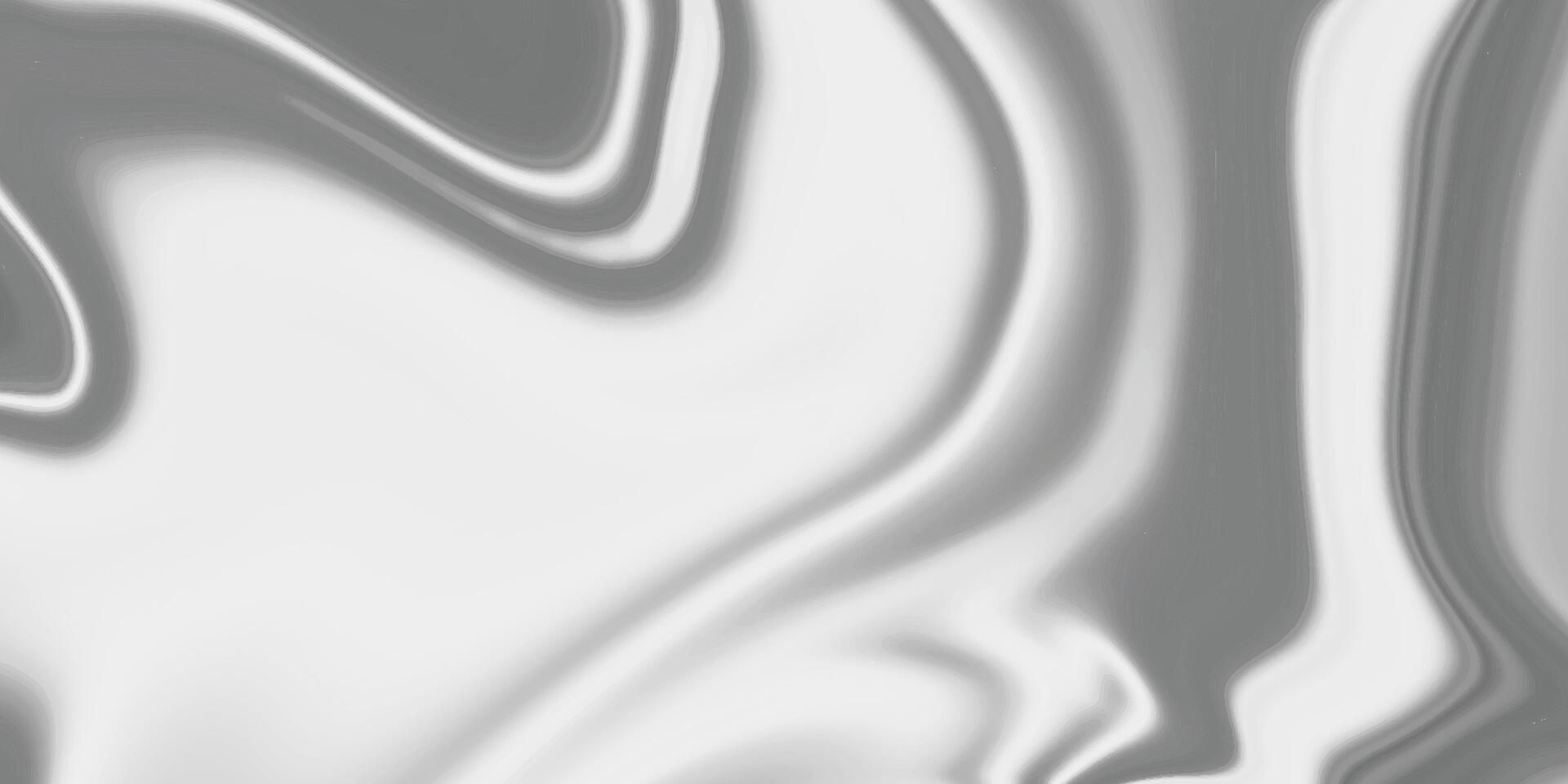Minimal Gray and White Abstract Liquid Art with Smooth Swirls vector