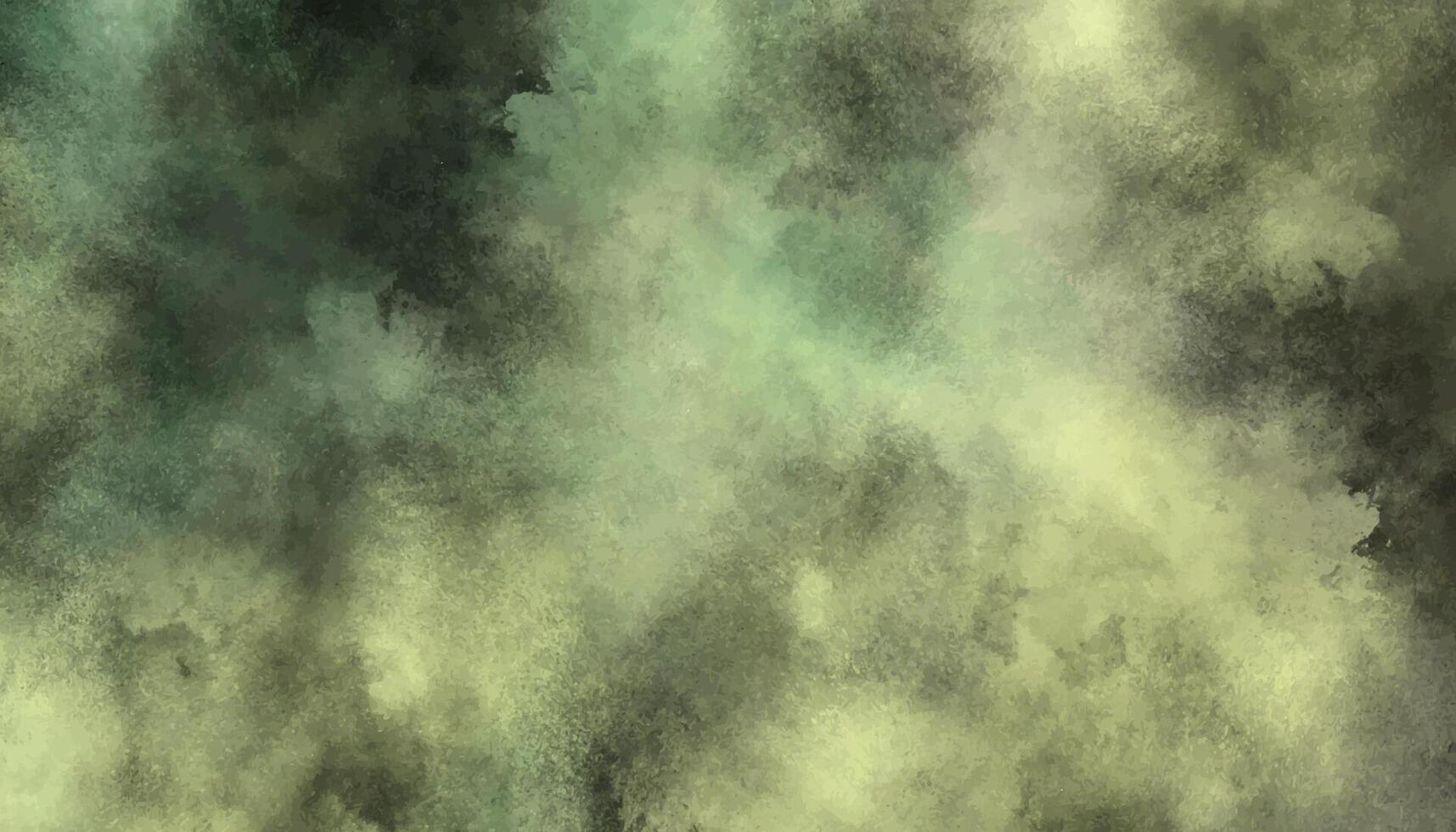 Soft Green and Yellow Watercolor Texture Background vector