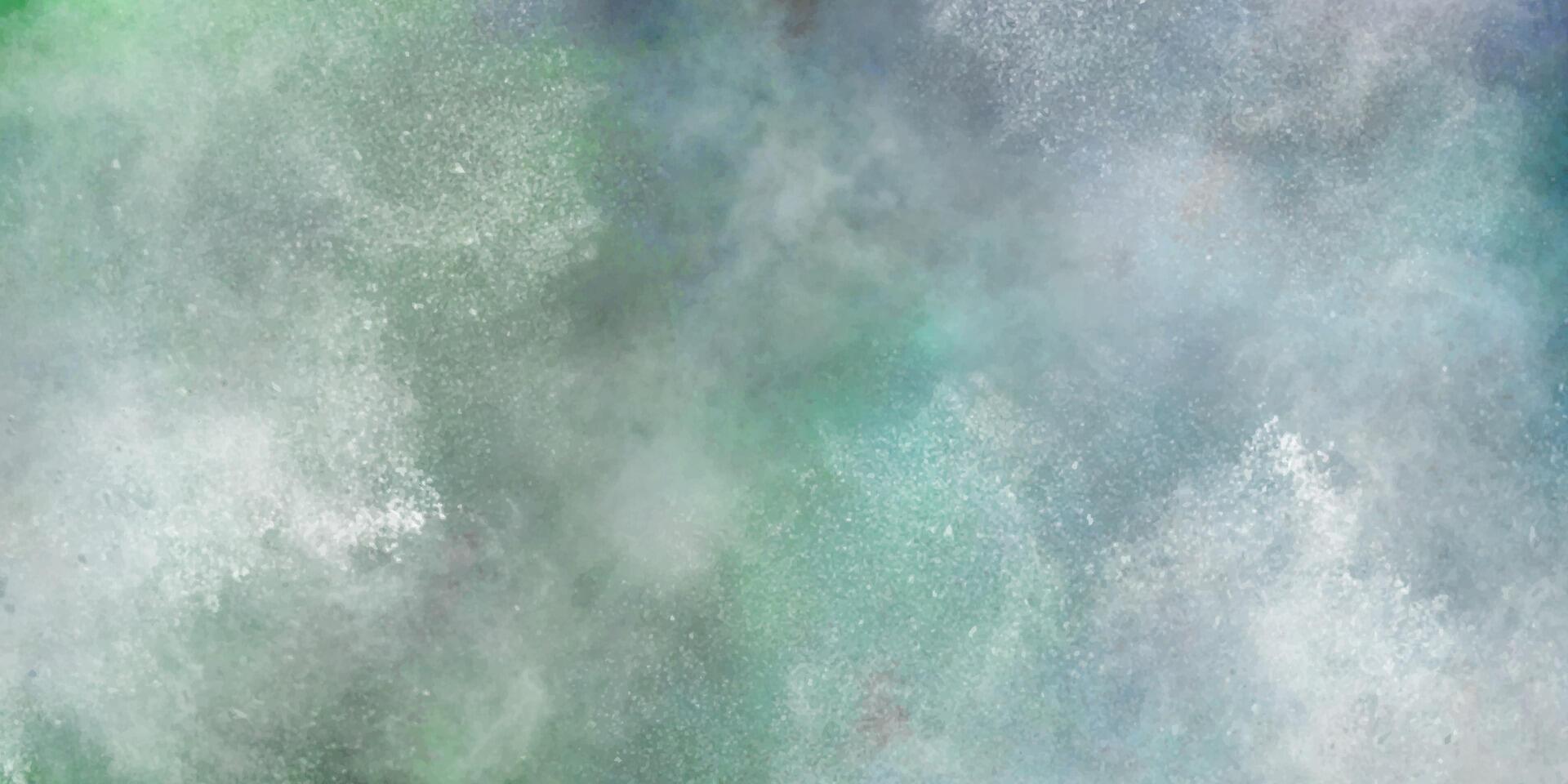 Green and Blue Foggy Abstract Background with Subtle Textures vector