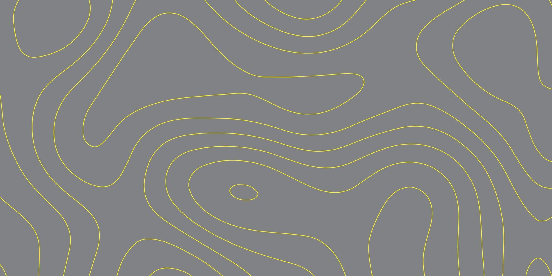Modern Gray Topographic Line Art Background for Creative Design Projects vector