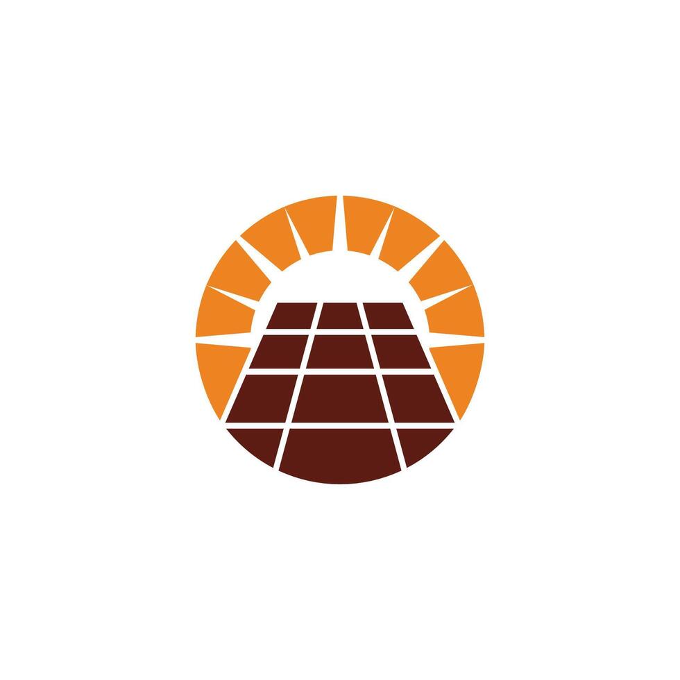 shine chocolate bar simple geometric circle logo vector
