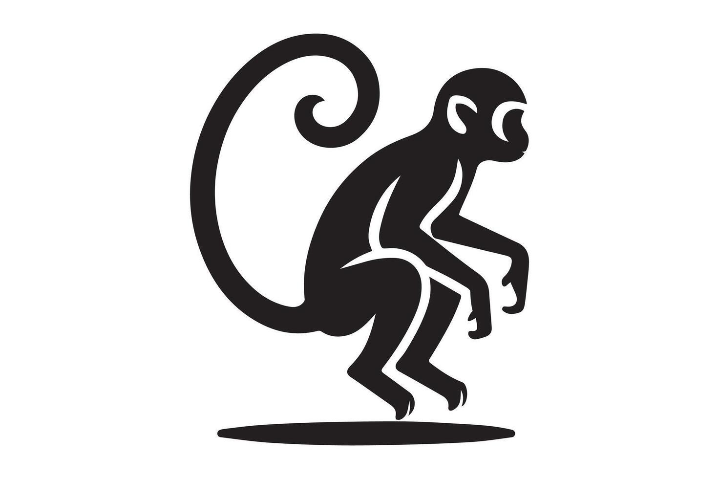 Funny Monkey Illustration free EPS Download vector