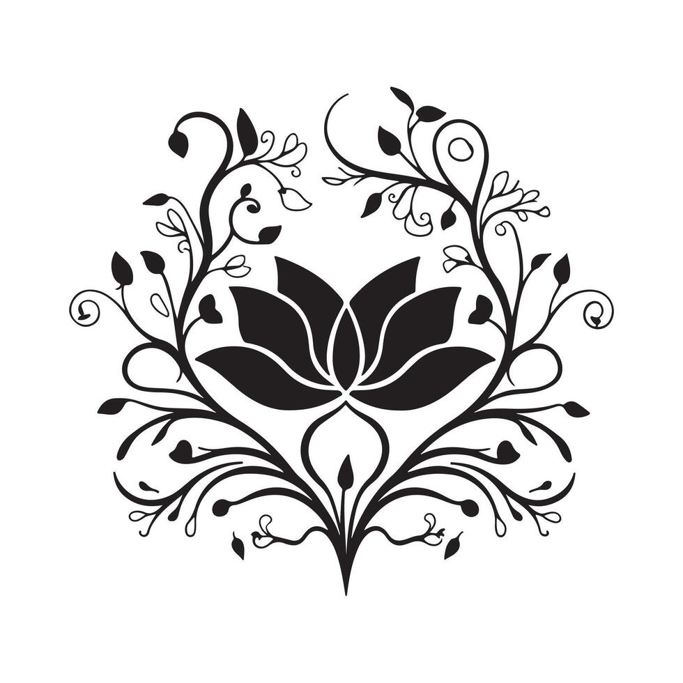 Floral Clipart Design vector