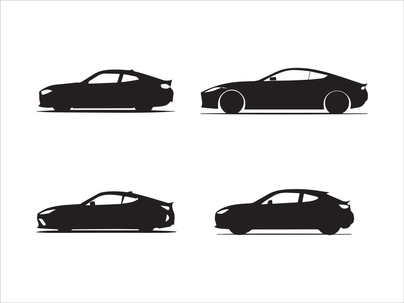 Clean Car Illustration Set vector