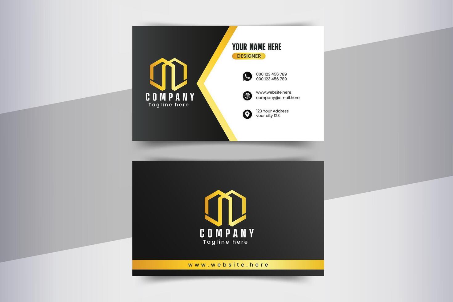 Creative Business Card Template vector