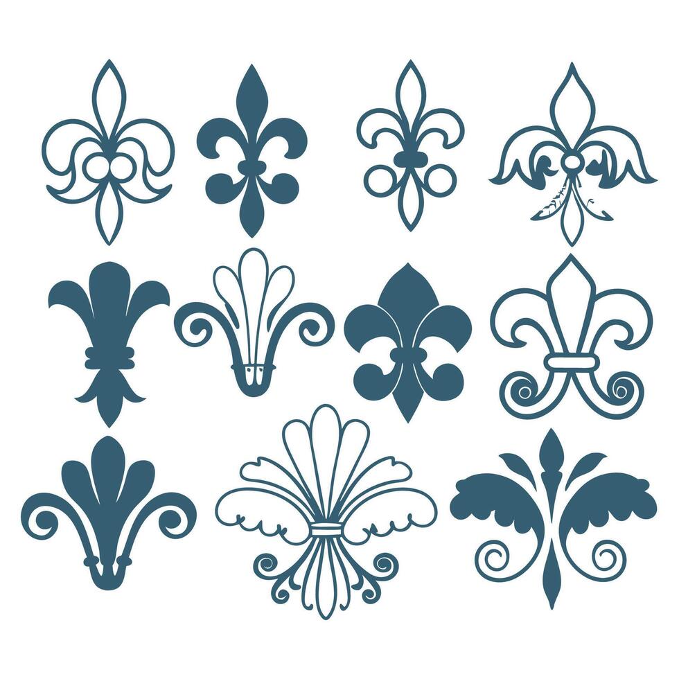 Vintage Ornamental Flourishes Set vector