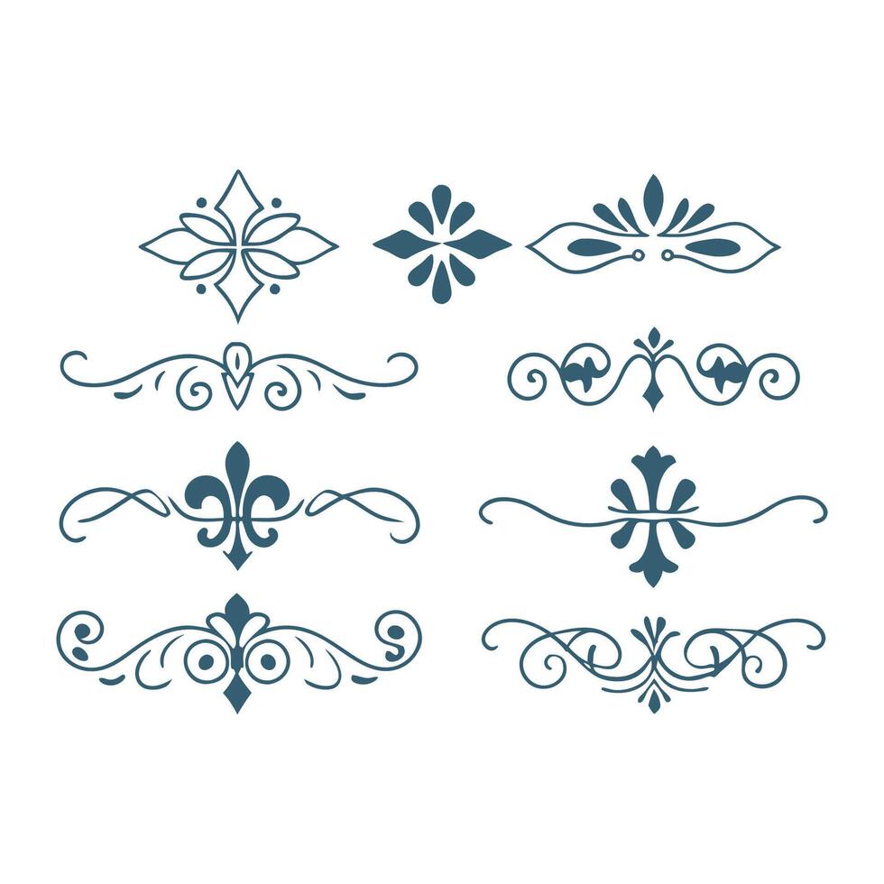 set of decorative elements for design vector