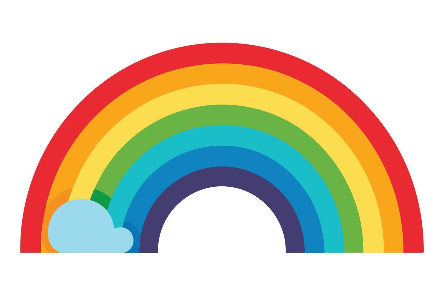 Bright and Bold Rainbow Patterns for Creative Inspiration vector