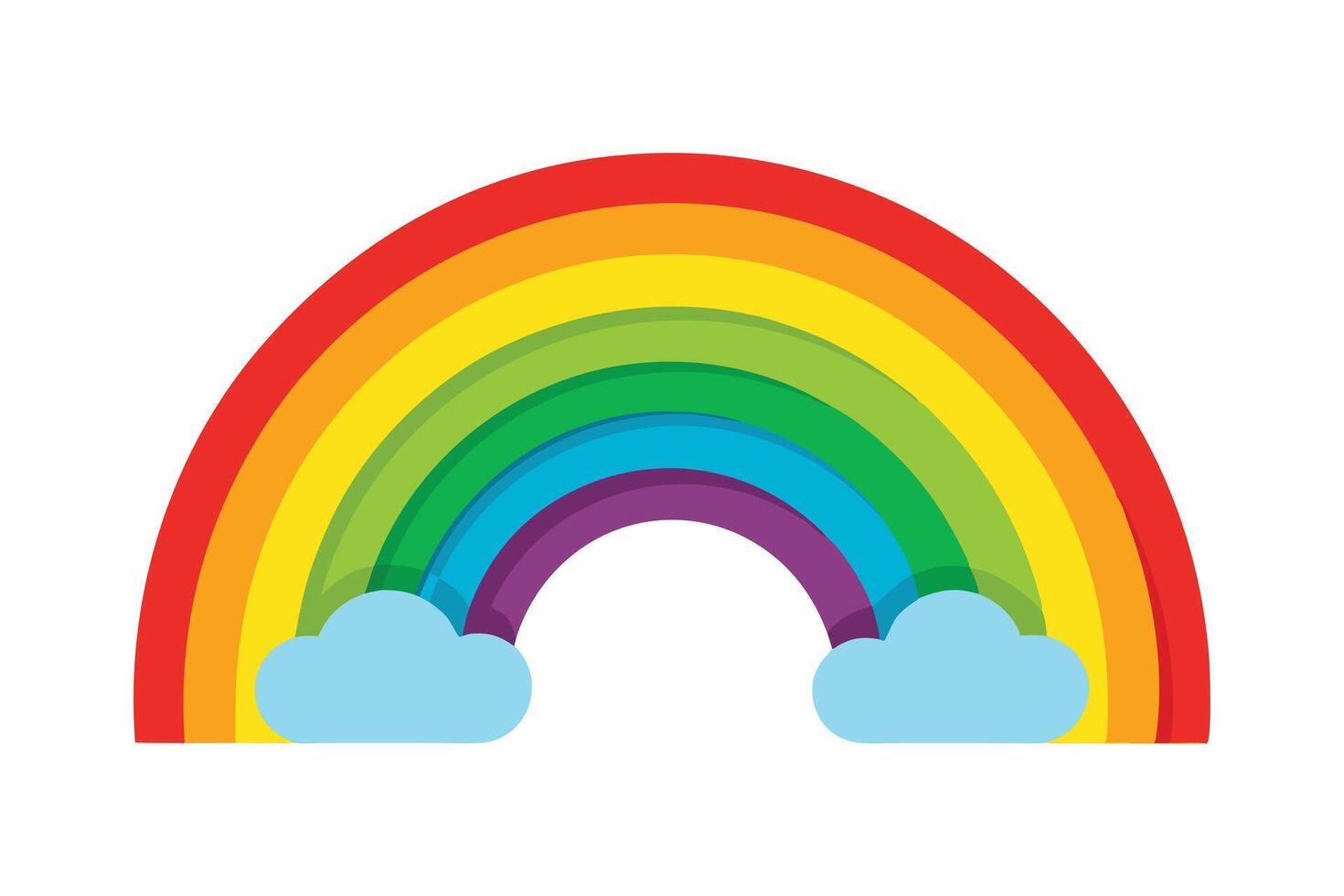 Stunning Rainbow Illustrations for Digital Artwork vector