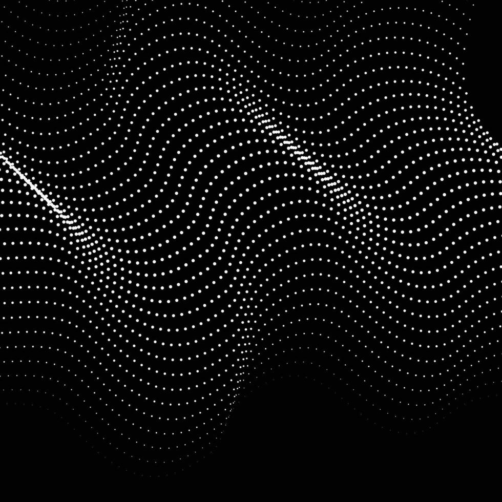 halftone circle set vector