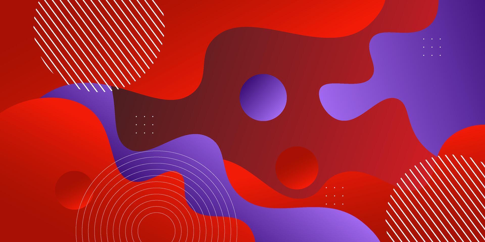 Abstract colorful red and purple fluid gradient with wavy background. Simple pattern for poster wallpaper advertising product display template. Eps10 vector