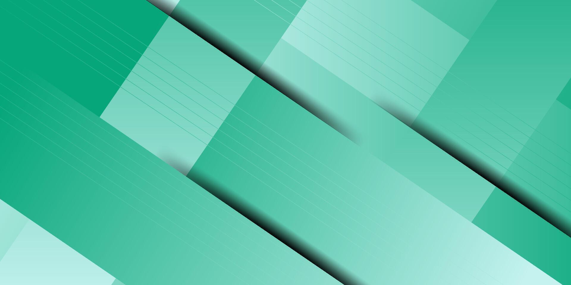 Abstract light green gradient background with simple patterned rectangles. Dynamic and luxurious design. eps10 vector