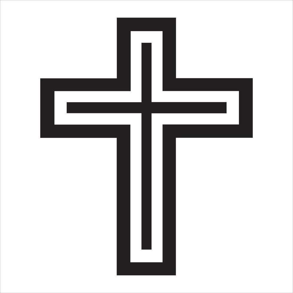 Sacred Geometry Cross Black and White Design,Sacred Geometry Art and Illustration vector