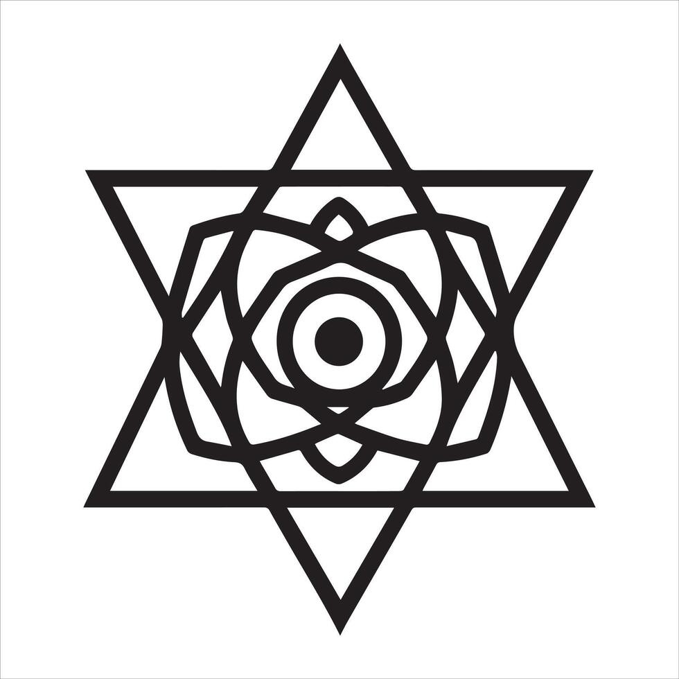 Sacred Geometry Digital ClipArt Design vector