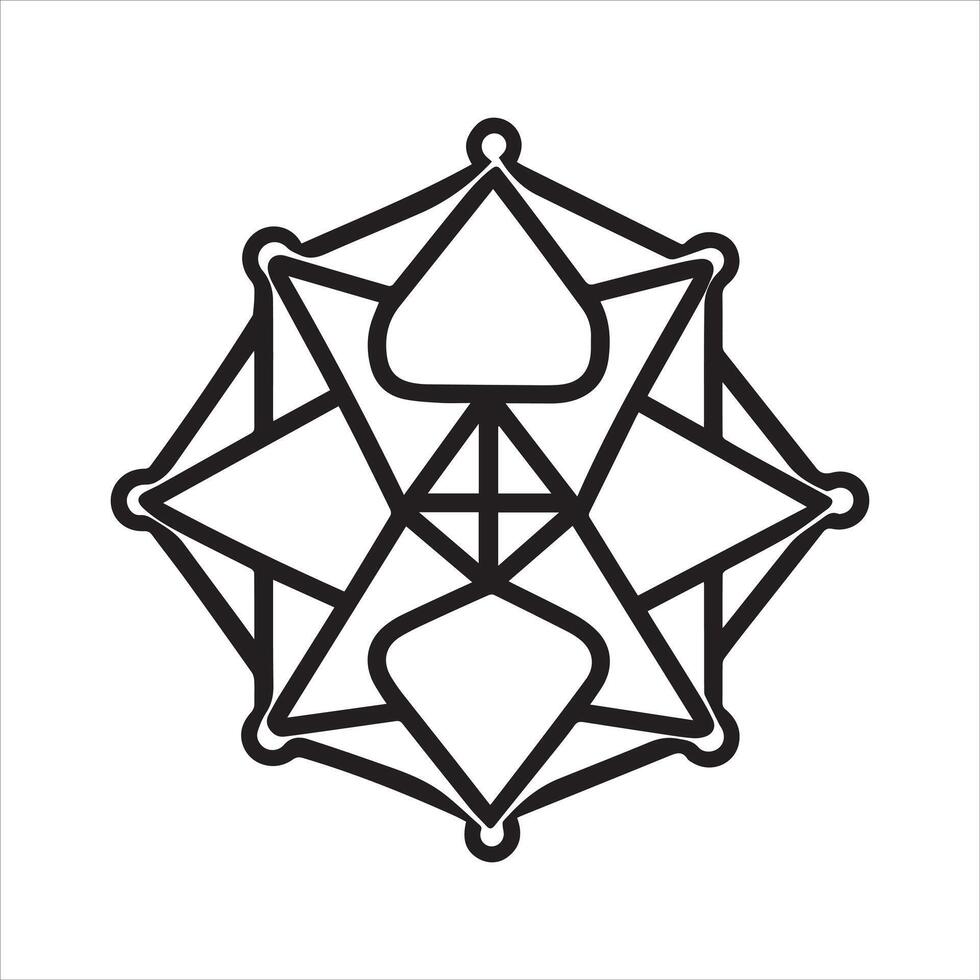 Sacred Geometry Metatron Cube Clip Art , Intricate Sacred Geometry Digital Artwork vector