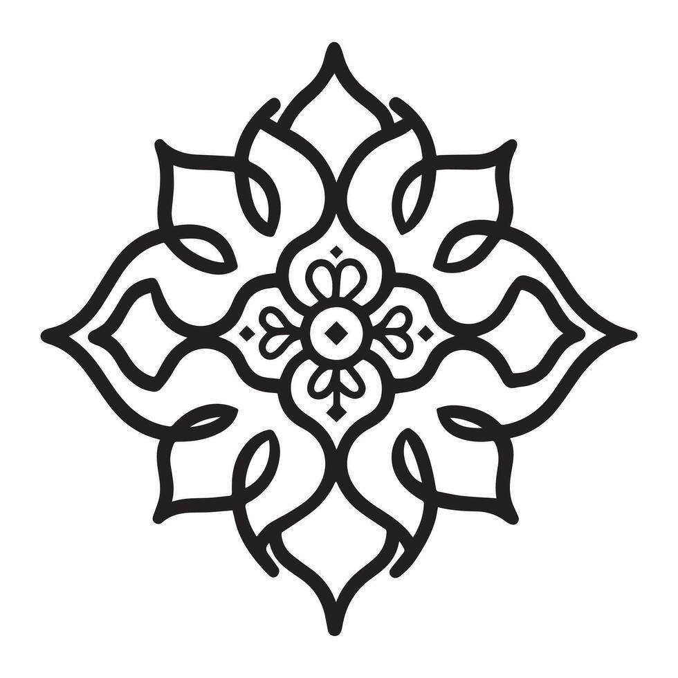 Modern Sacred Geometry Artwork vector