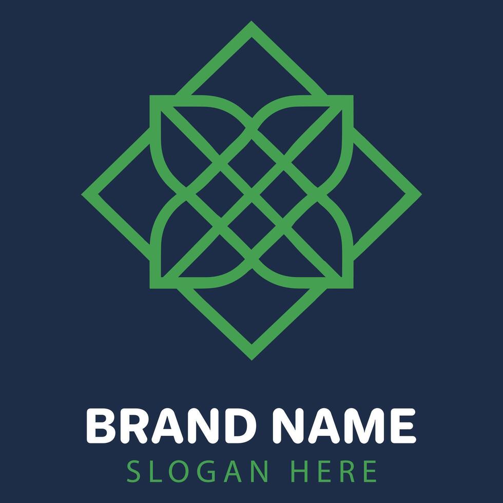 Sacred Geometry Inspired Abstract Art for Logo vector
