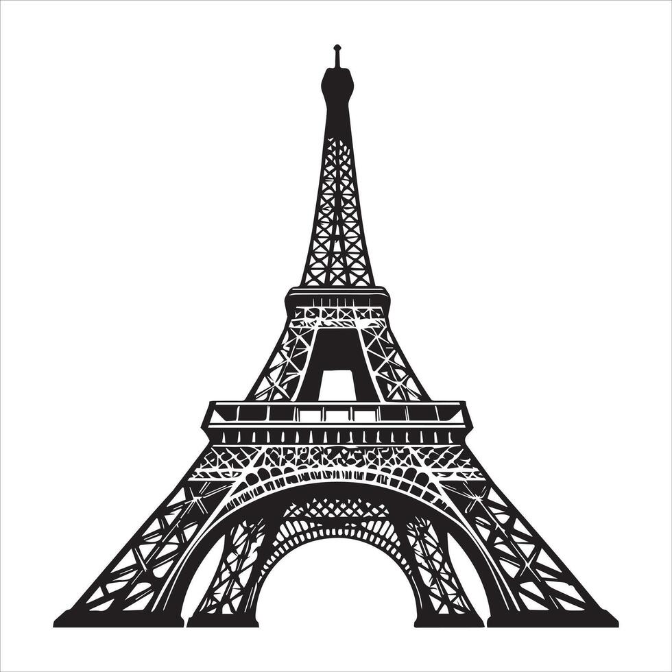 Creative Illustrations of Iconic Landmark vector