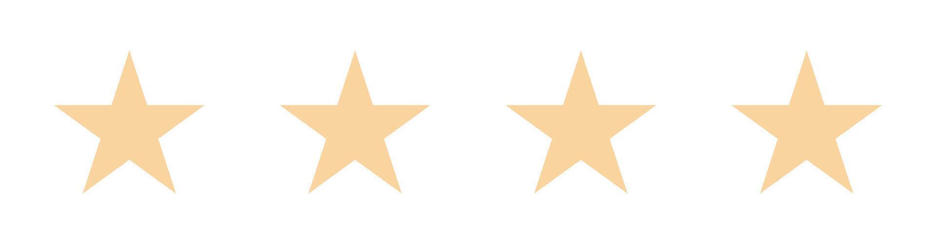 Star Icons set vector