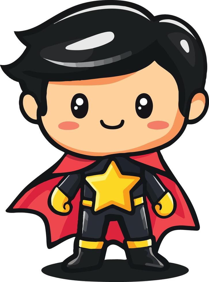 cute Star Hero vector