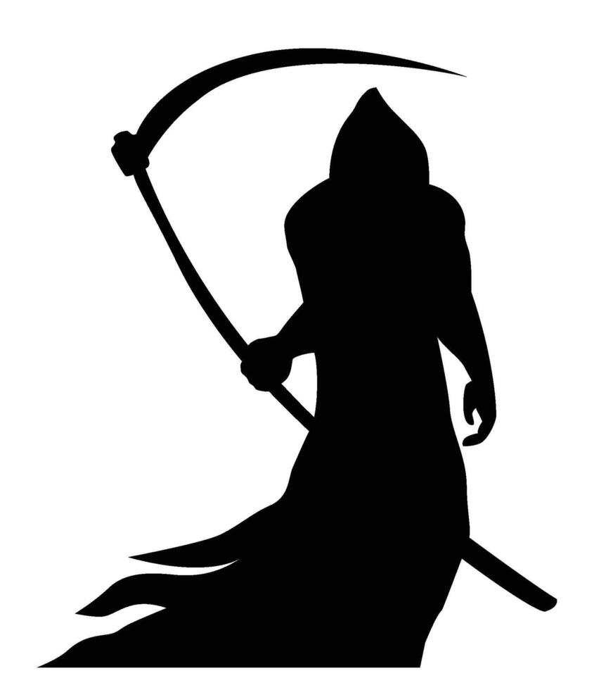 Death grim Reaper icon hand fist vector