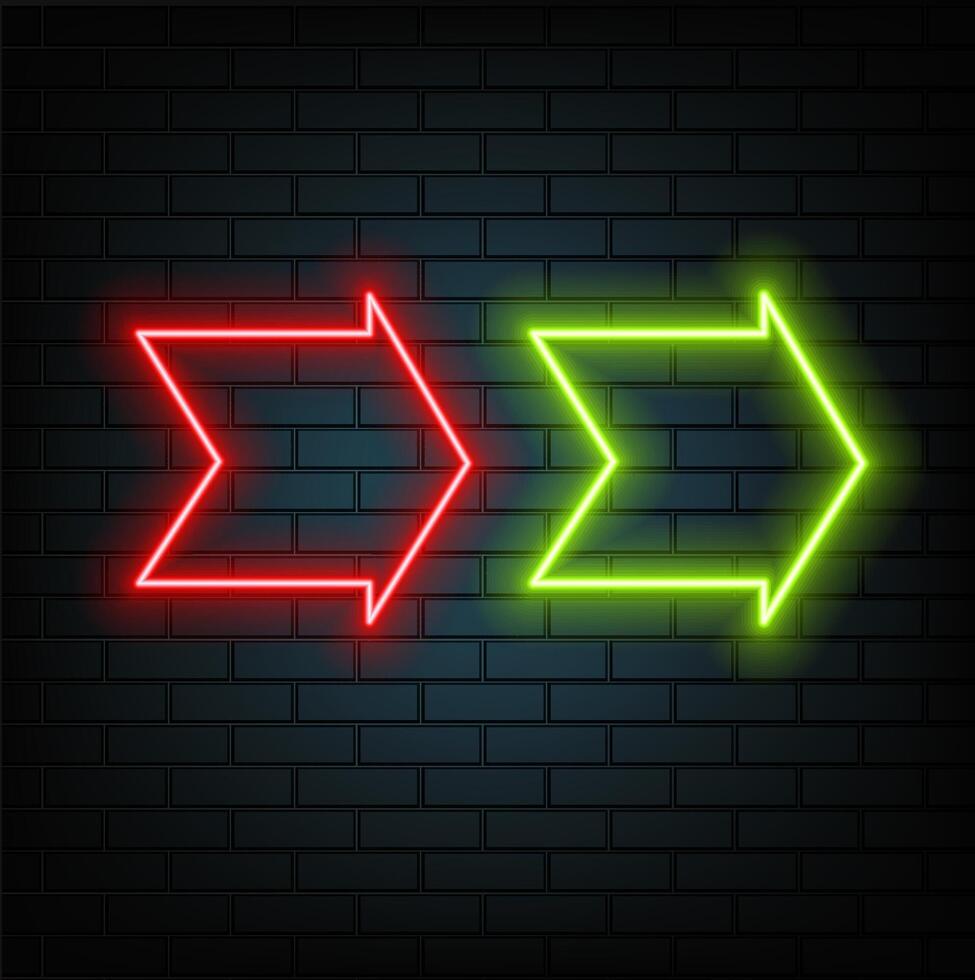 Outline neon arrow growth icon. Glowing neon upward chart sign, rising arrow pictogram in vivid color. Financial forecast, stock rise, profit rise, rising trend. Green, red, yellow, pink, blue, orange vector