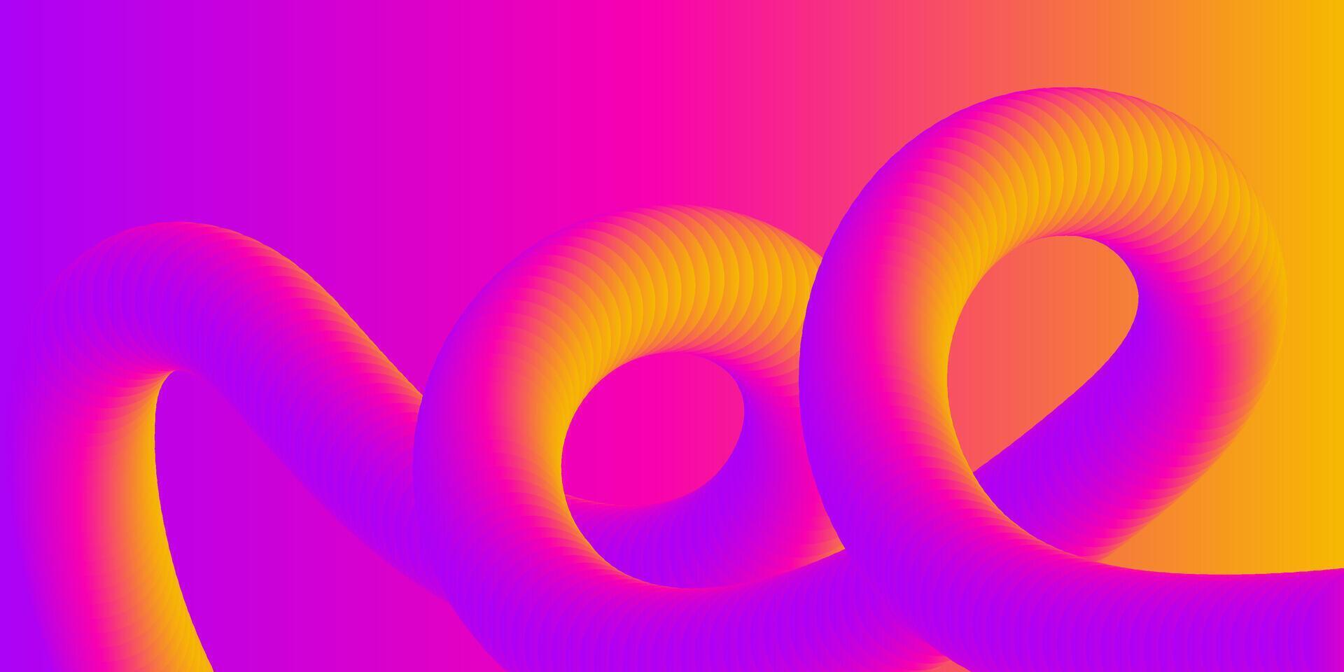 Abstract Vibrant Gradient Swirls Creative Design Template vector