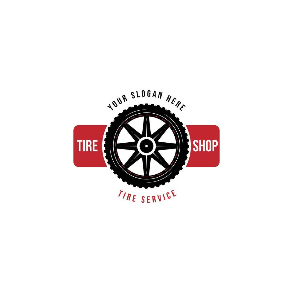 Tire logo tire store logo design illustration tire logo shop icons car tire simple icons vector