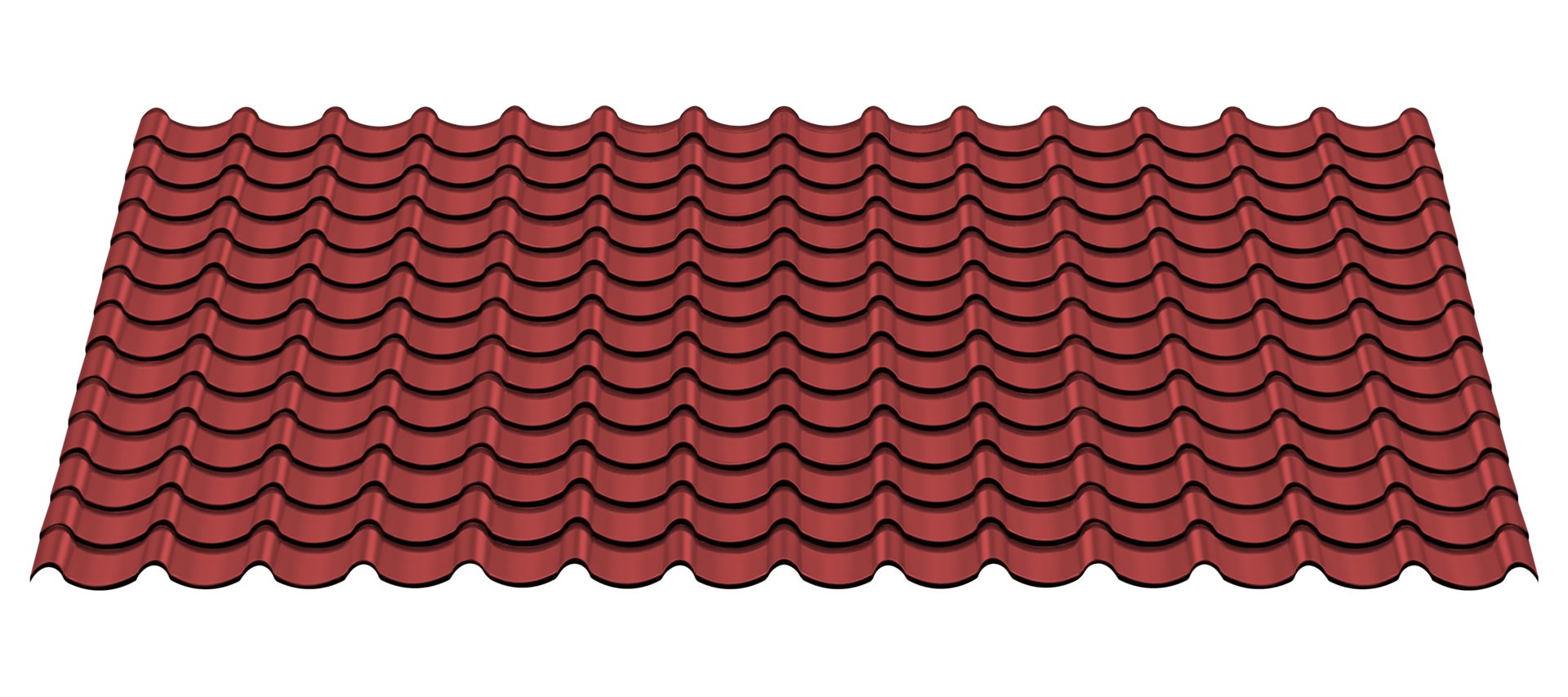 Red chinese style roof png
