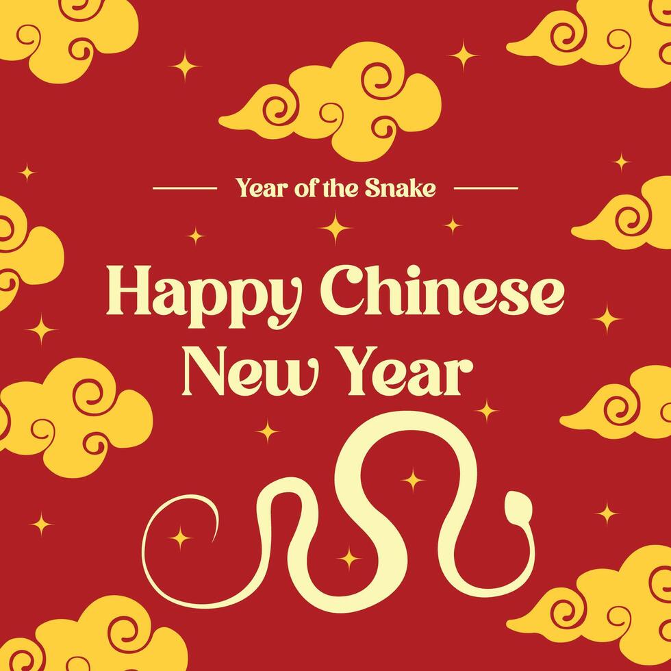 Chinese new year 2025 background illustration vector