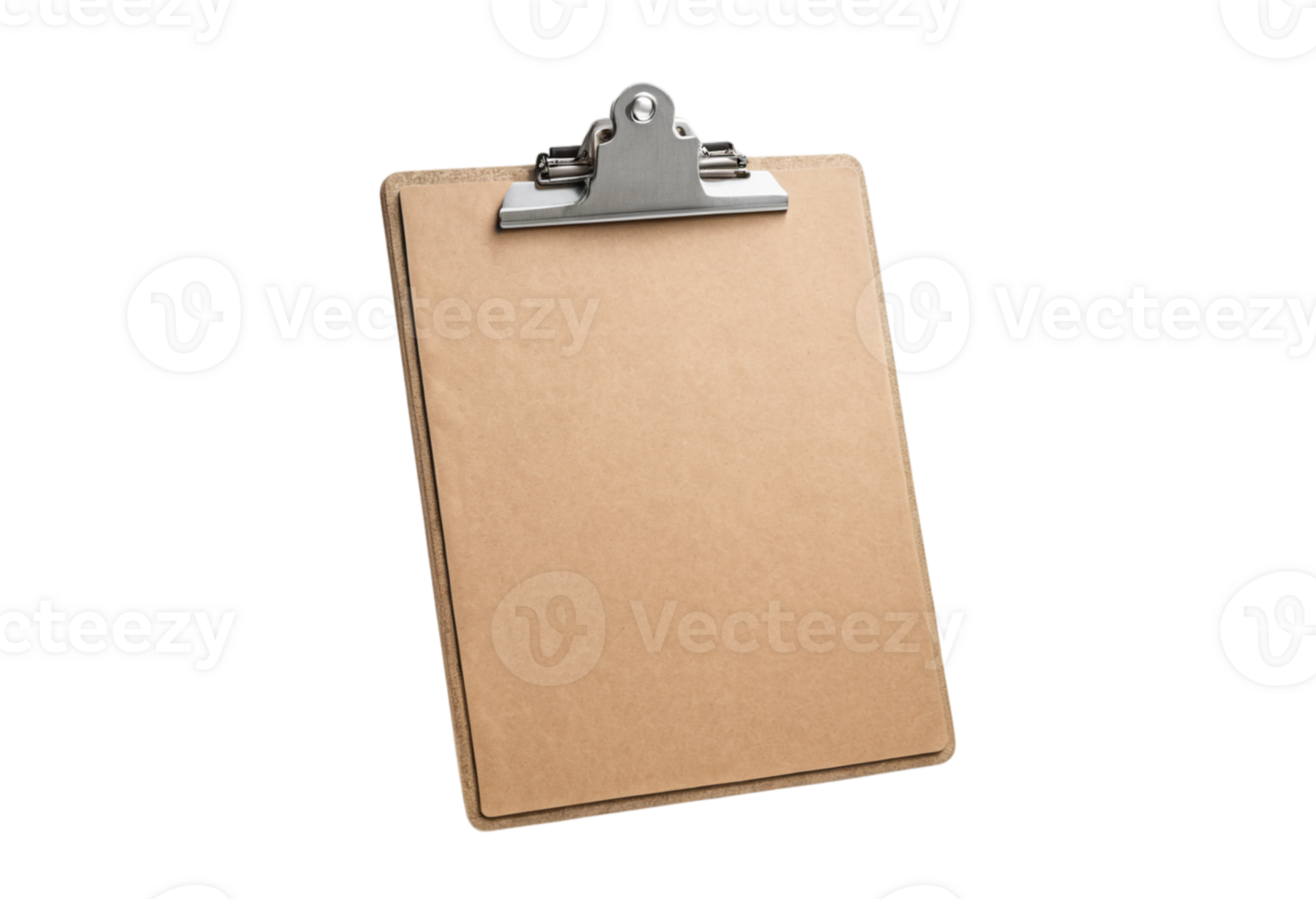A clipboard with a paper on it png