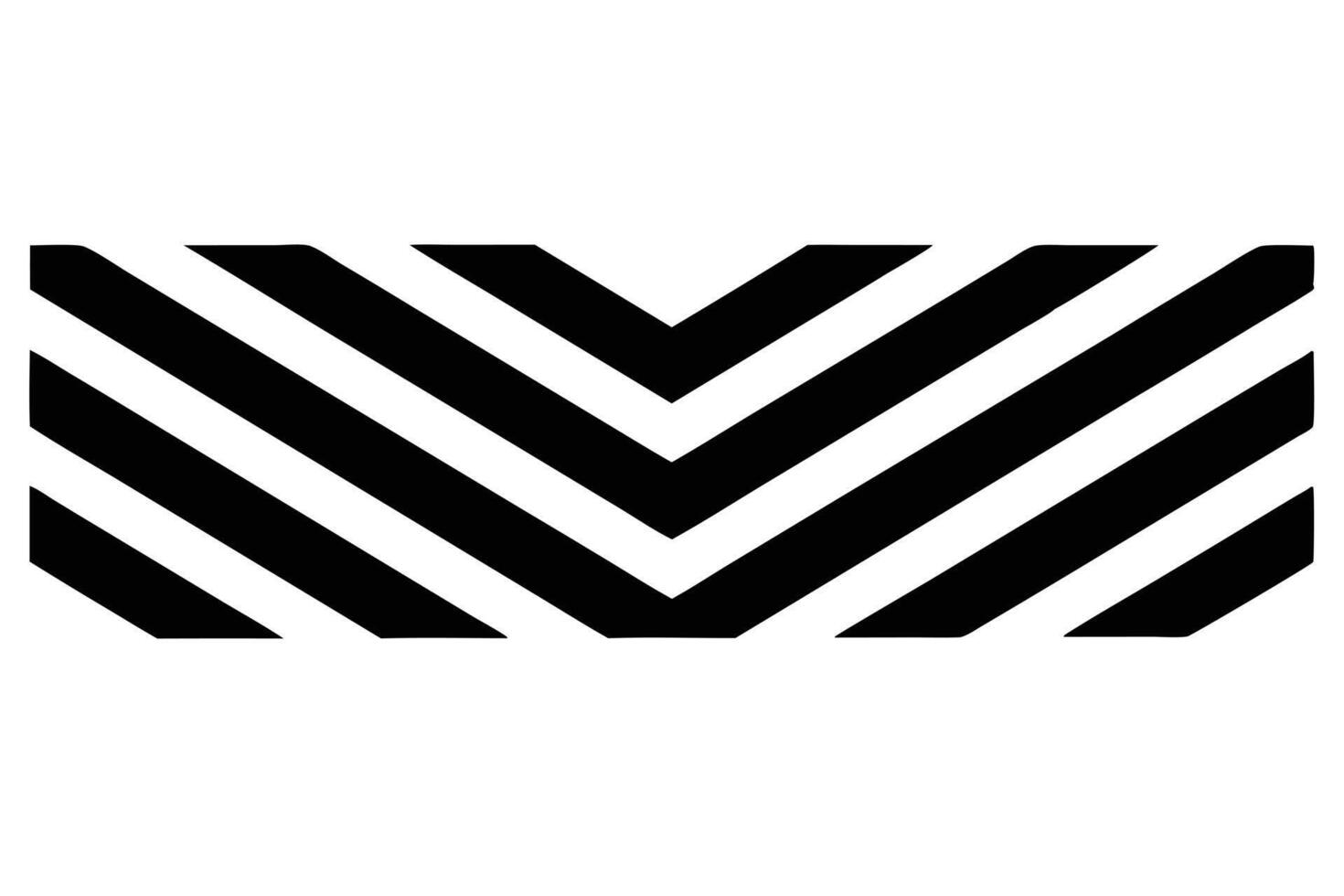 Black arrow series stroke width vector