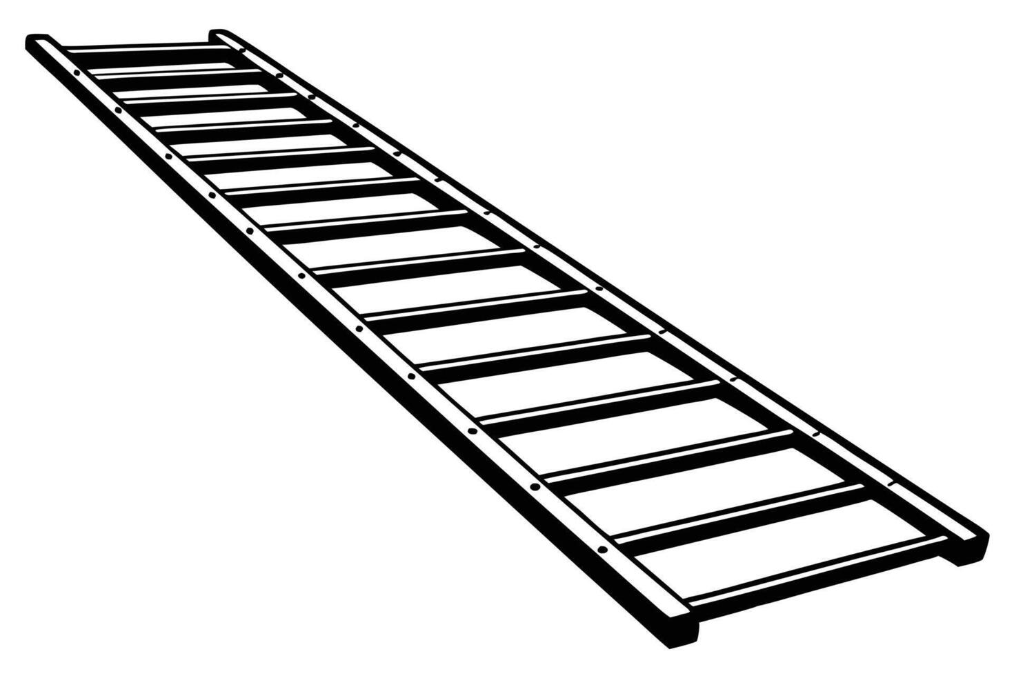 Local stairs design in the show vector