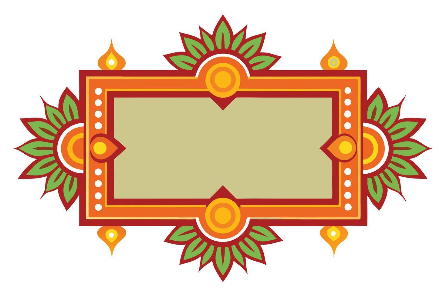 Frame template season celebration vector