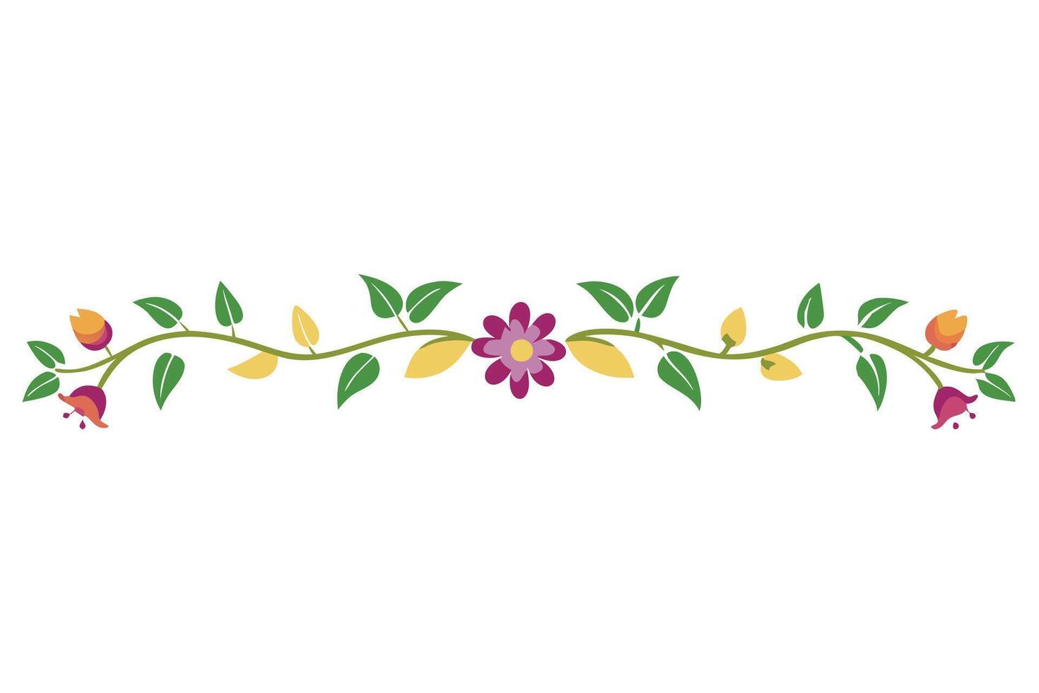 Beautiful flower art and mandala design vector