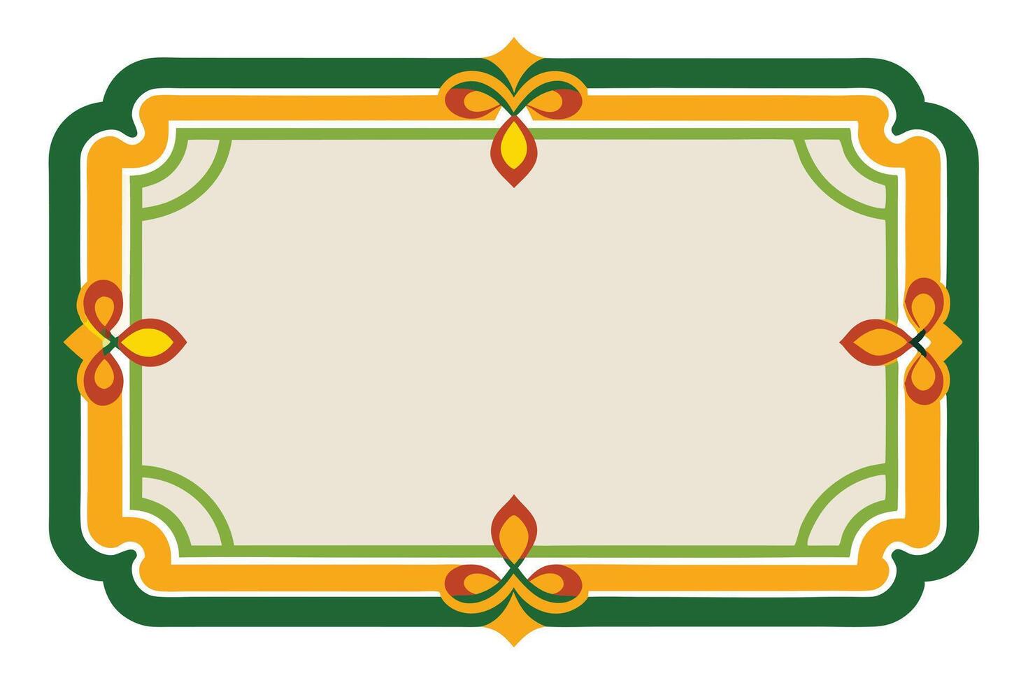 illustration for border frame vector