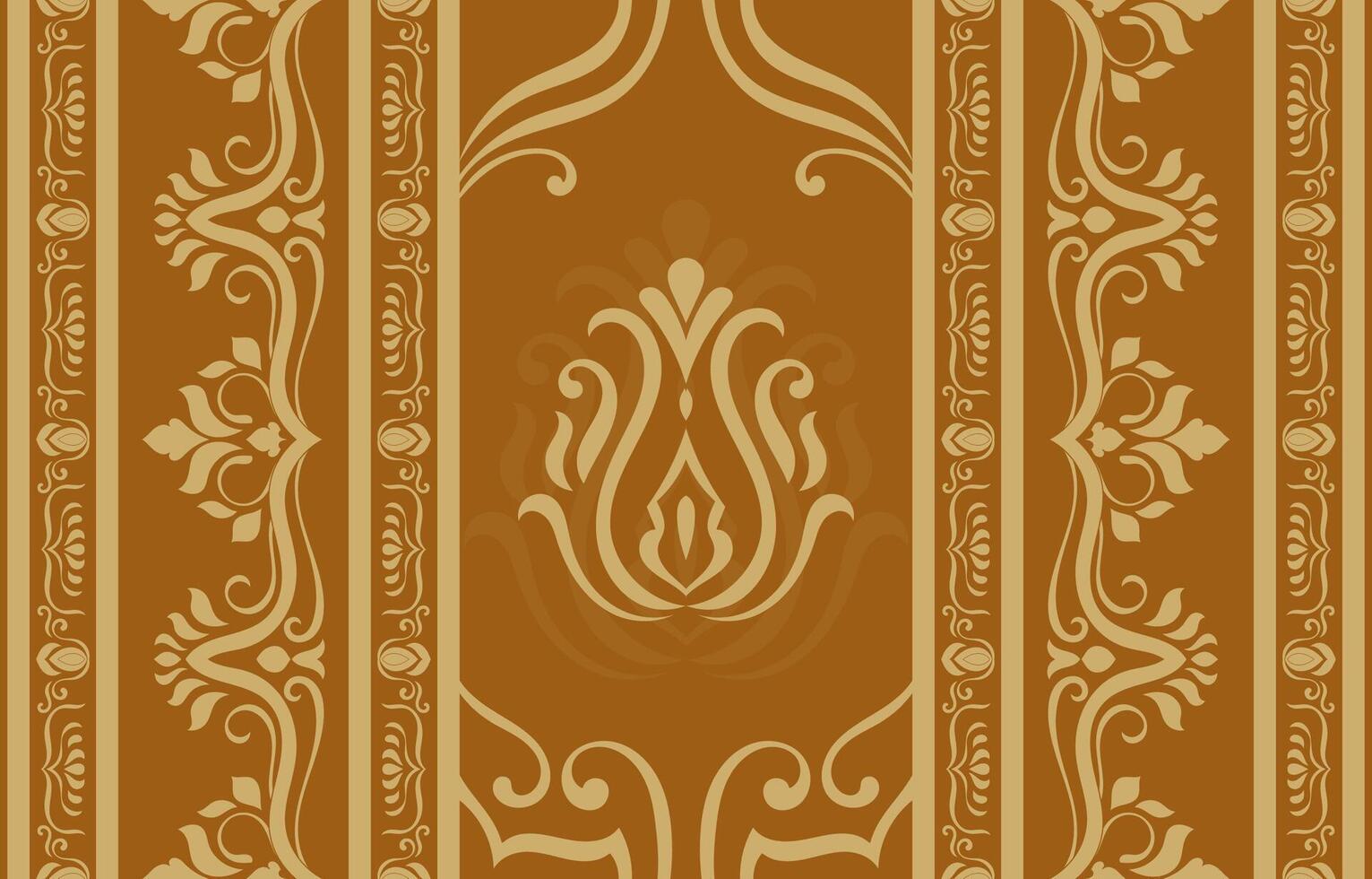 Ikat floral paisley embroidery seamless pattern Ikat ethnic flower oriental pattern traditional. Motifs African boho. Ethnic ikat floral Border Indian floral Aztec embroidery border vector