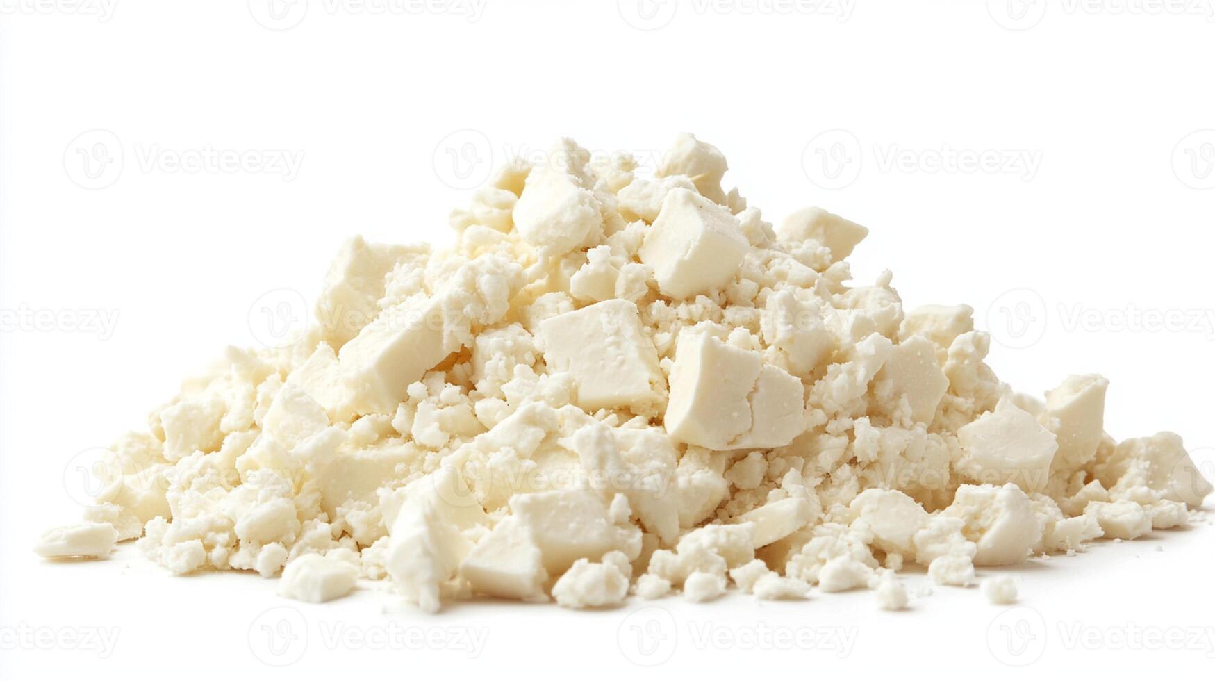 Versatile Block of Crumbled White Feta Cheese Perfect for Salads and Mediterranean Dishes photo