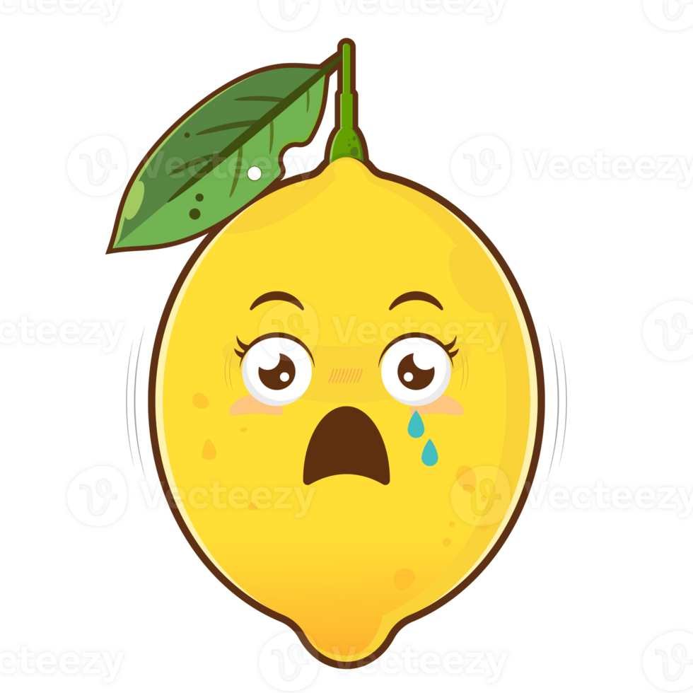 lemon very frightened cartoon png