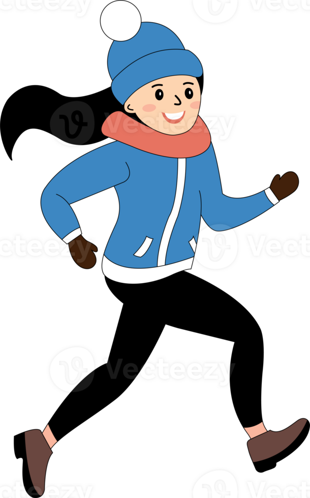 free clip art of a girl running clipart png