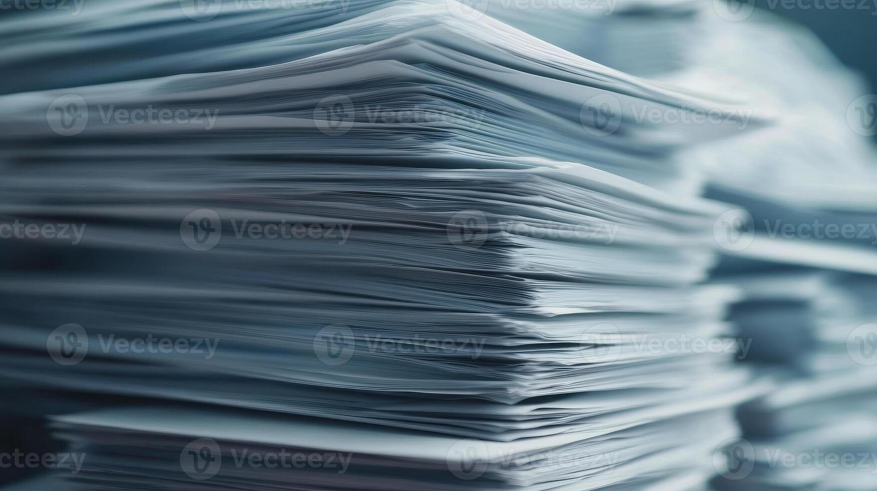 Stacks of clean cut tax forms surrounded by layered paper create organized yet overwhelming scene photo