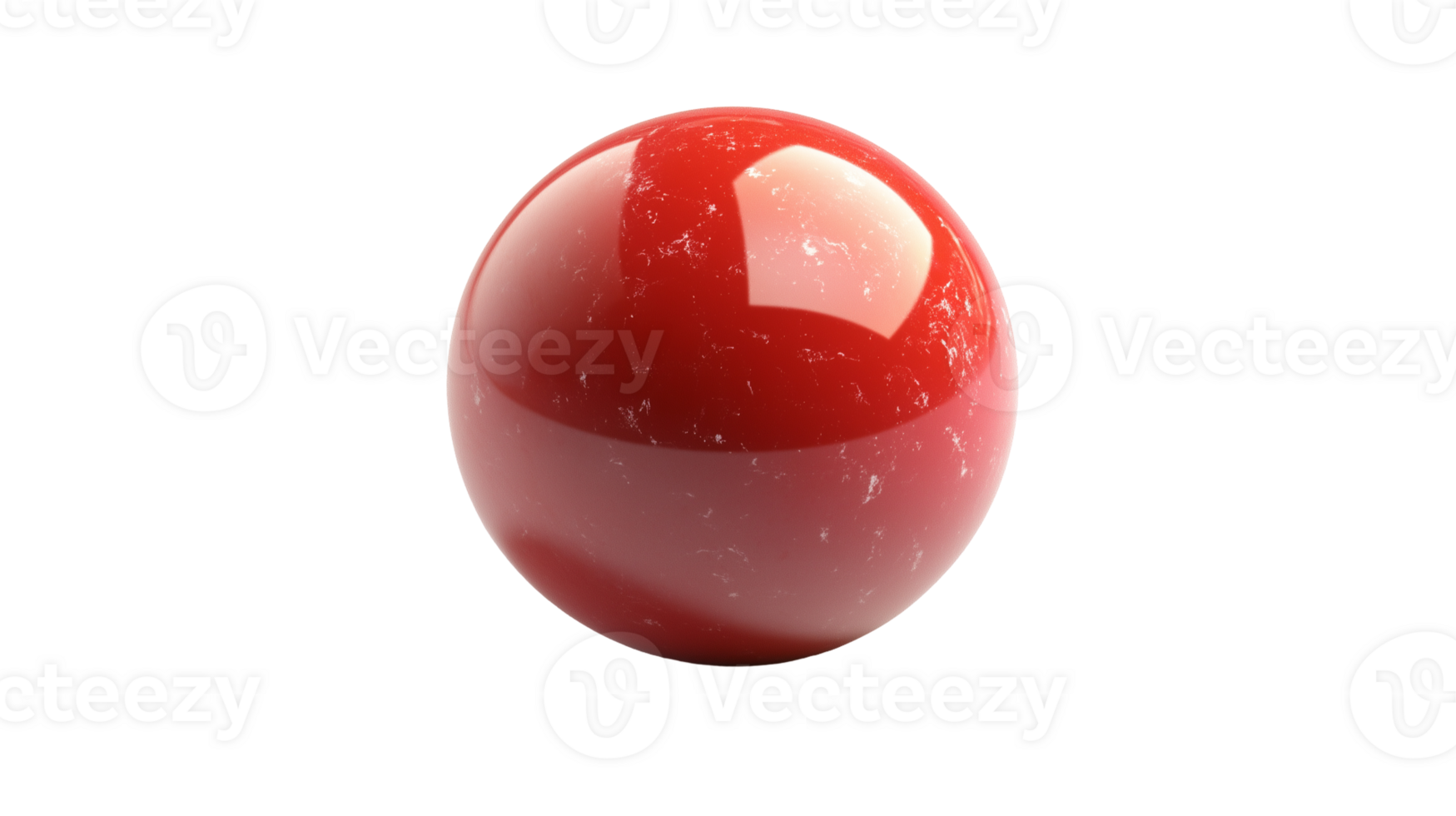 Single snooker ball, close-up view, isolated, studio shot, product image png