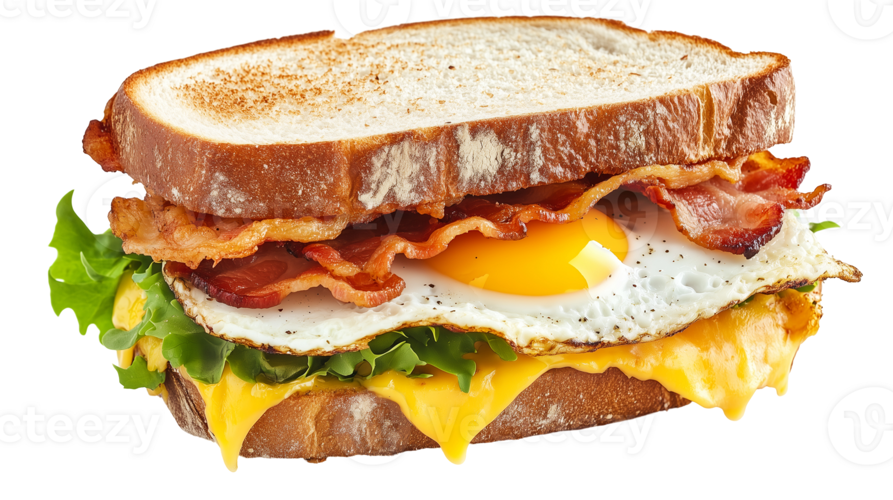Delicious Bacon, Cheese, and Egg Sandwich Recipe png